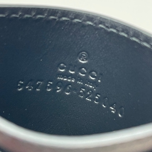 GUCCI Black and Gold 4-slot Card Holder w/ Cert of Authenticity - NWOT - Picture 4 of 4